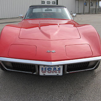 1971 Red Convertible Auto