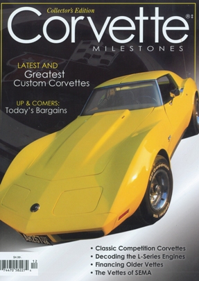 Collector's Edition Corvette Milestones